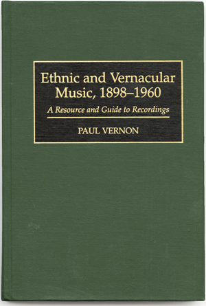 Ethnic and Vernacular Music